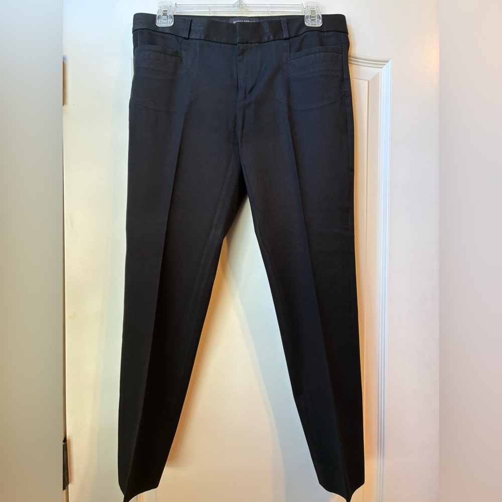 Banana Republic Women's Black Straight Leg Trousers